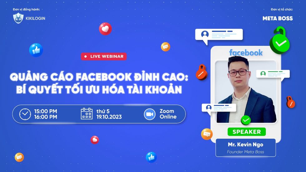 Hội thảo trực tuyến "Quảng cáo Facebook đỉnh cao: Bí quyết Tối ưu hóa Tài khoản".